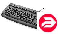 Logitech Keyboard Deluxe 250 black, PS/2