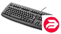 Logitech Keyboard Deluxe 250 black, USB