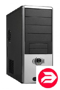 LinkWorld 316-04 black/silver C2228 w/o PSU ATX USB Audio AirDuct