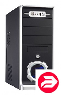 LinkWorld 316-12 black/silver C2228 w/o PSU ATX USB Audio AirDuctGamer
