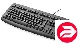 Logitech Keyboard Deluxe 250 black, USB